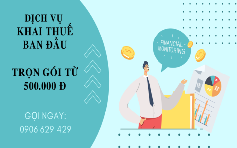 dịch vụ khai thuế ban đầu