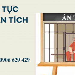 Thủ tục xóa án tích Thủ tục xóa án tích