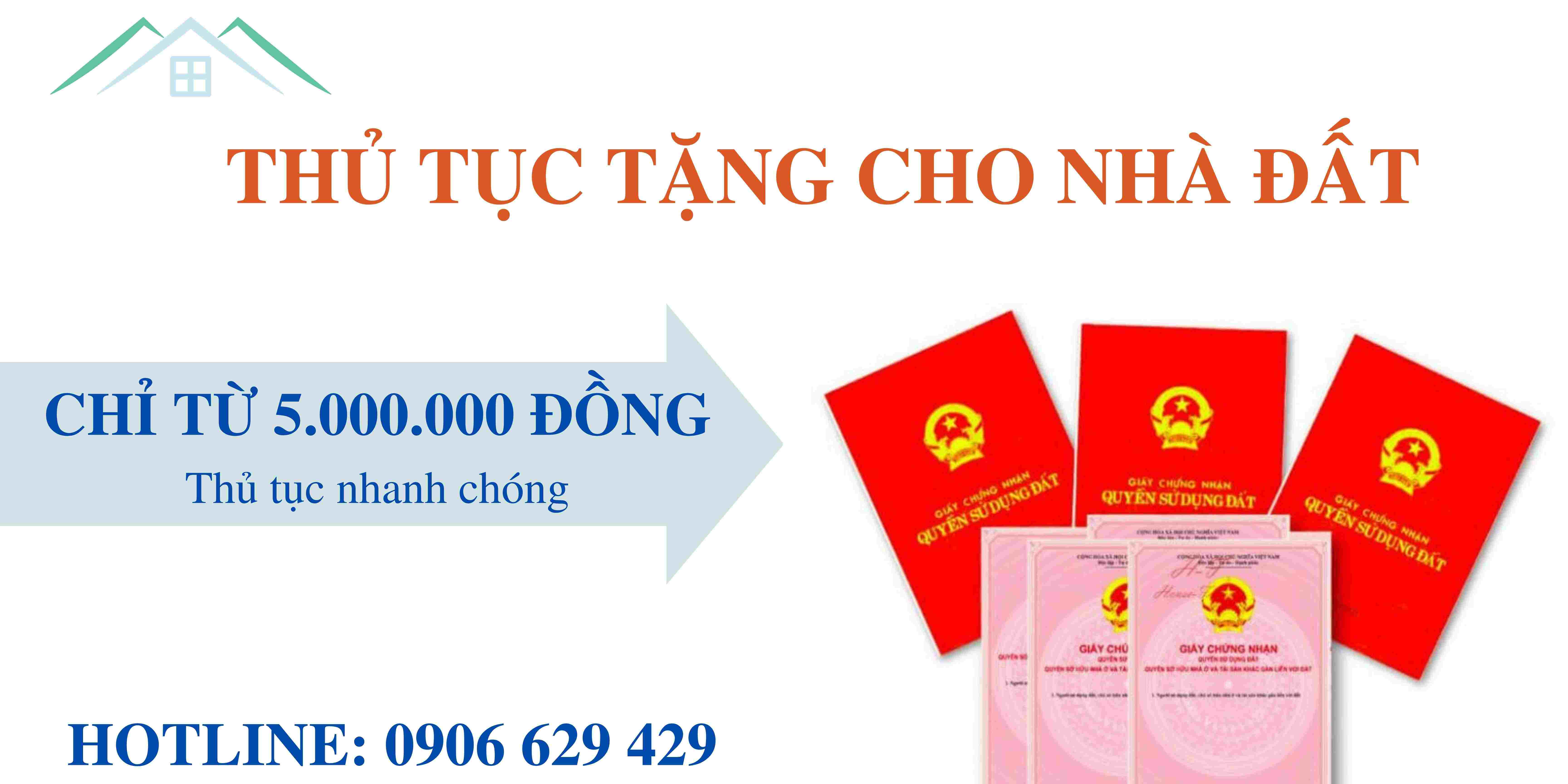 tặng cho nhà đất