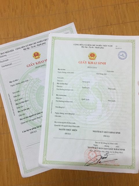 trích lục khai sinh