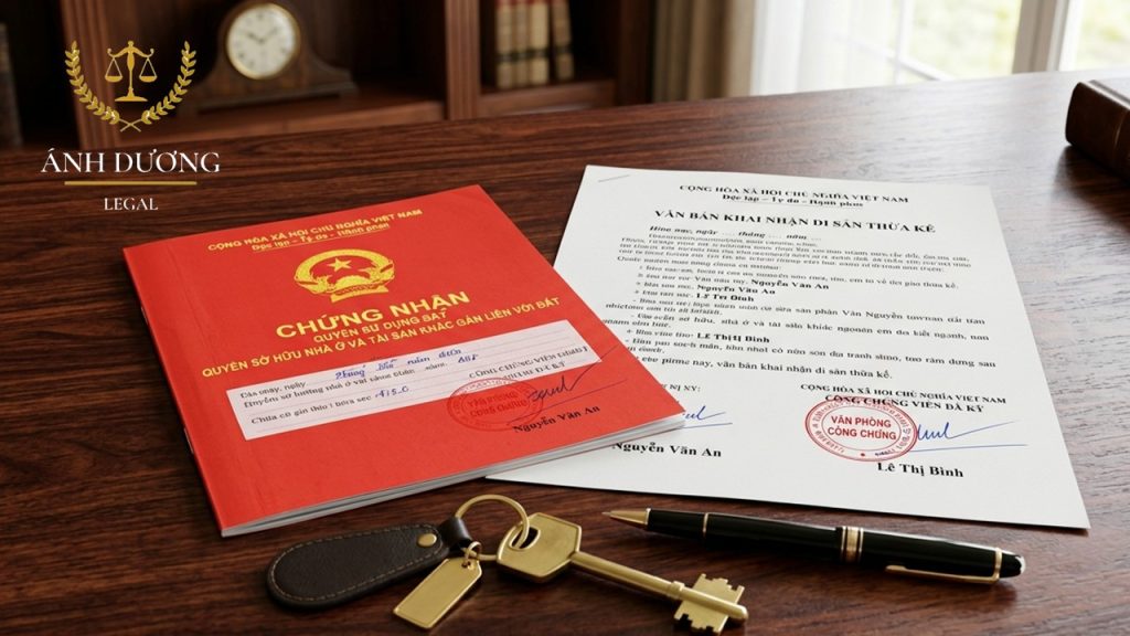 So sánh khai nhận thừa kế tại UBND xã phường và Văn phòng công chứng